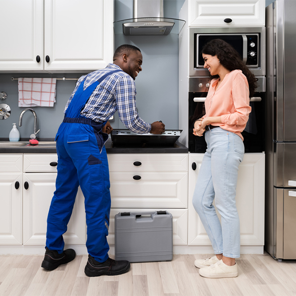 can you provide an estimate for cooktop repair before beginning any work in Olmito Texas